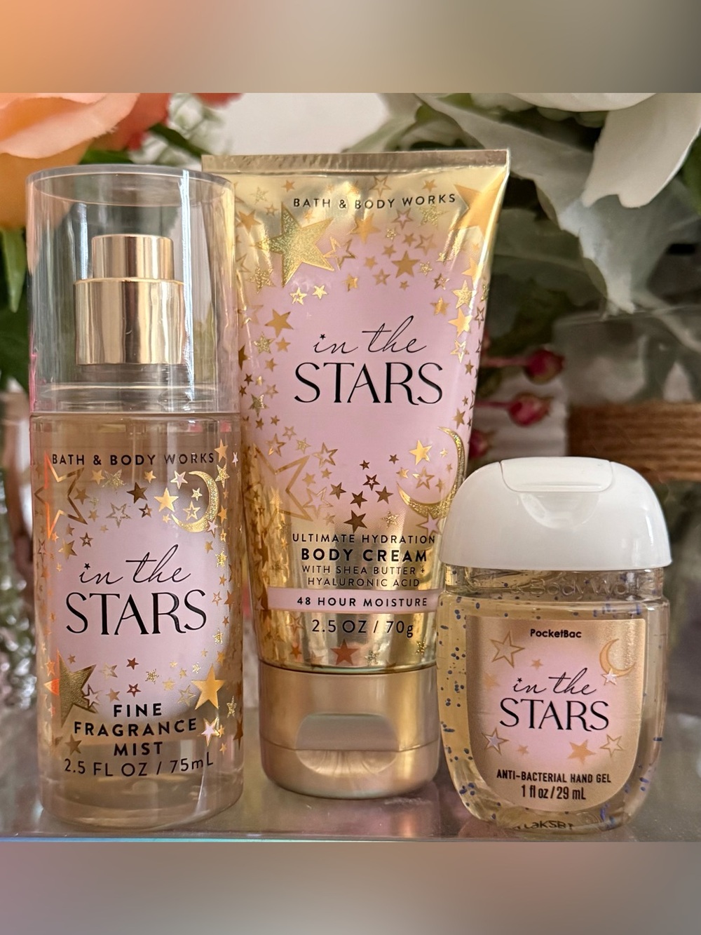 🆕💫 BATH & BODY WORKS “IN THE STARS” 3-PIECE TRAVEL SIZE SET. BRAND NEW!